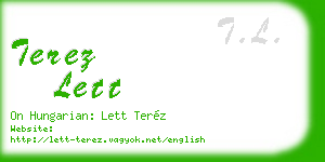 terez lett business card